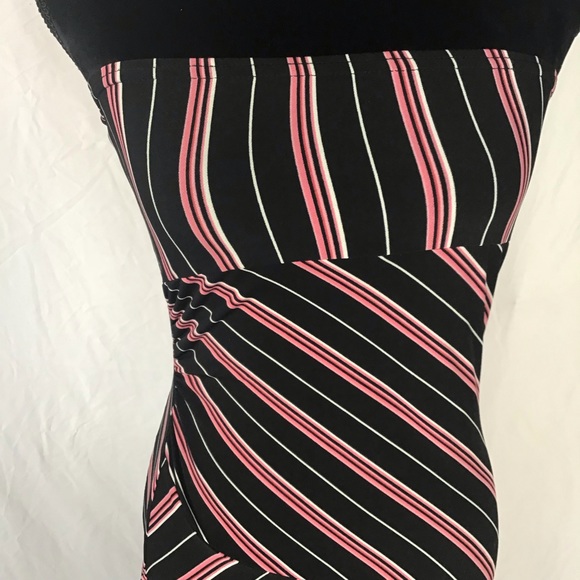A-List by Wrapper Striped Dress - Picture 2 of 4